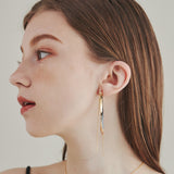 ciite' シーテ ピアス（両耳用） 【 金属アレルギー対応 】 ニュアンスロングピアス サージカルステンレス (両耳用)