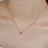 ciite' シーテ ネックレス 【 金属アレルギー対応 】 ビジュー ミニハートネックレス サージカルステンレス