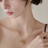 ciite' シーテ ネックレス 【 金属アレルギー対応 】 コインモチーフ マンテルネックレス サージカルステンレス