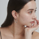 ciite' シーテ イヤリング ＜ciite'＞ボリュームフープイヤリング (両耳用)