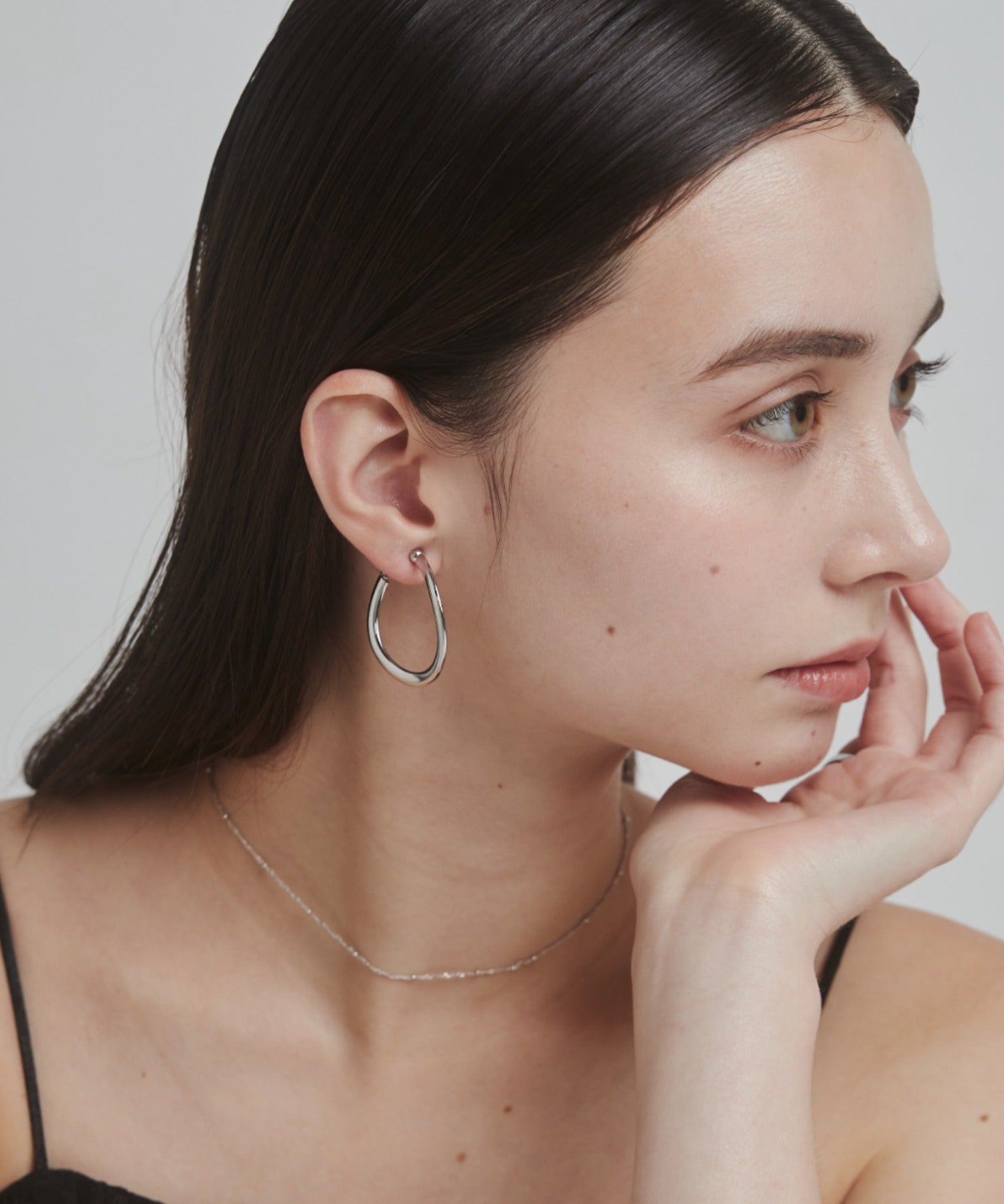 ciite' シーテ イヤリング ＜ciite'＞ボリュームフープイヤリング (両耳用)