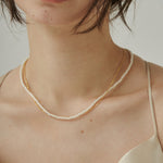 ciite' シーテ ネックレス 【 金属アレルギー対応 】 パール & シンプルチェーンネックレス 2セット サージカルステンレス