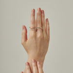 ciite' シーテ リング バイカラー ミックスリング