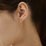 ciite' シーテ ピアス（両耳用） 【 金属アレルギー対応 】ボールモチーフ フープピアス サージカルステンレス（両耳用）