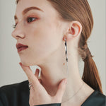 ciite' シーテ ピアス（両耳用） 【 金属アレルギー対応 】 ニュアンスロングピアス サージカルステンレス (両耳用)