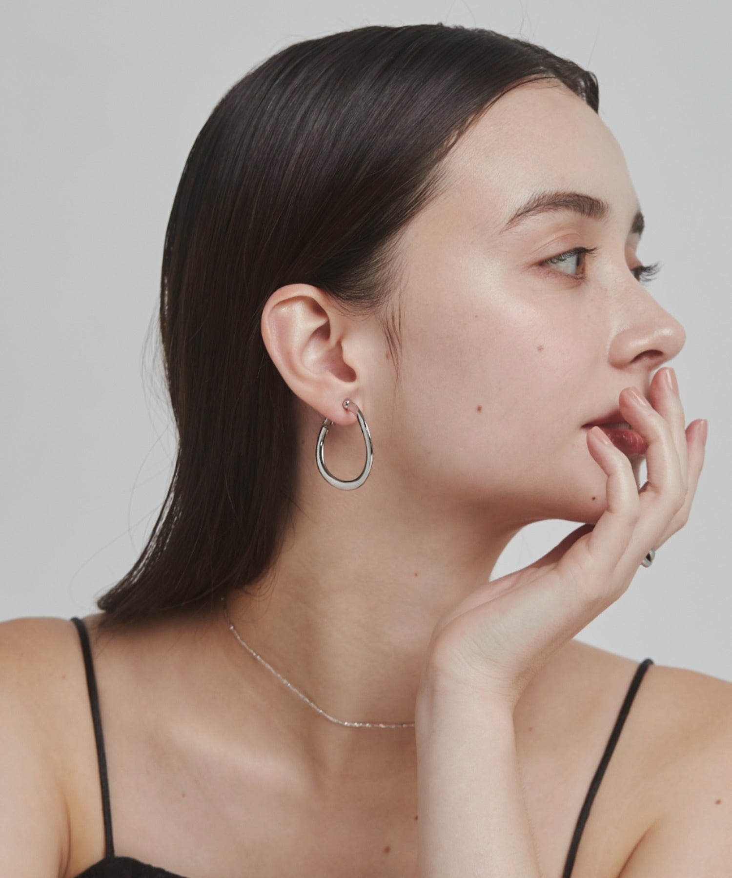 ciite' シーテ イヤリング ＜ciite'＞ボリュームフープイヤリング (両耳用)