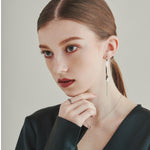 ciite' シーテ ピアス（両耳用） 【 金属アレルギー対応 】 ニュアンスロングピアス サージカルステンレス (両耳用)