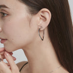 ciite' シーテ イヤリング ＜ciite'＞ボリュームフープイヤリング (両耳用)