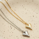 ciite' シーテ ネックレス 【 金属アレルギー対応 】 ミニハートネックレス サージカルステンレス