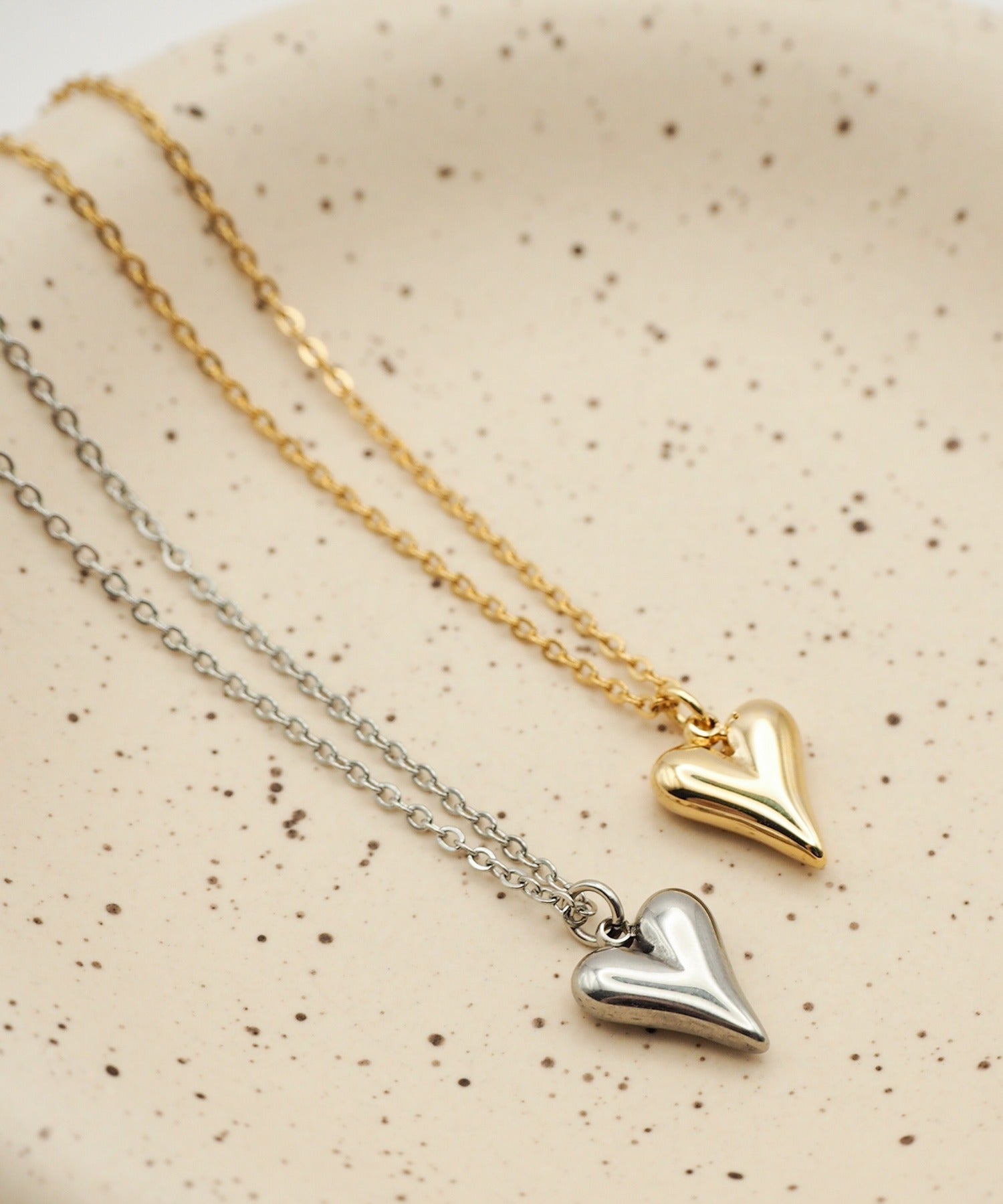 ciite' シーテ ネックレス 【 金属アレルギー対応 】 ミニハートネックレス サージカルステンレス