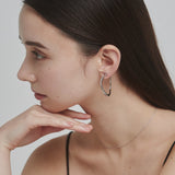 ciite' シーテ イヤリング ＜ciite'＞ボリュームフープイヤリング (両耳用)