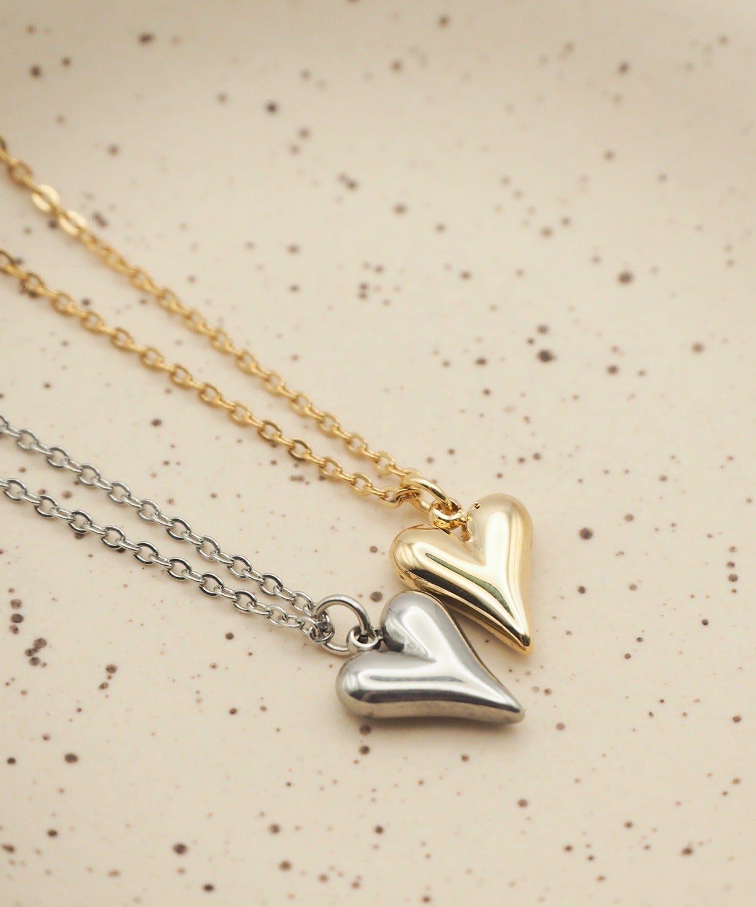 ciite' シーテ ネックレス 【 金属アレルギー対応 】 ミニハートネックレス サージカルステンレス