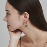 ciite' シーテ イヤリング ＜ciite'＞ボリュームフープイヤリング (両耳用)