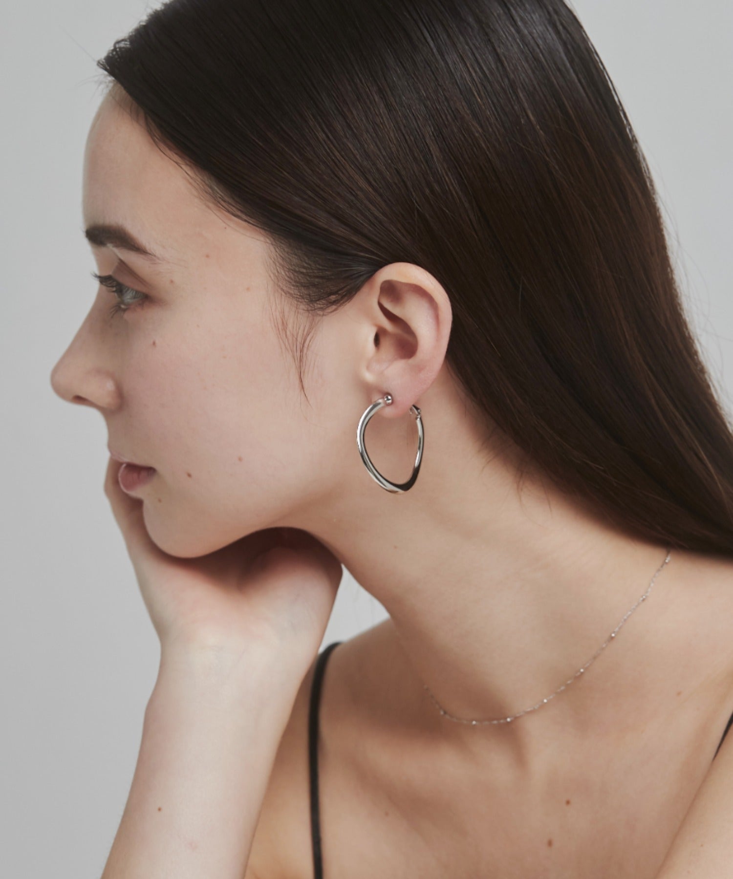 ciite' シーテ イヤリング ＜ciite'＞ボリュームフープイヤリング (両耳用)