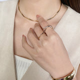 ciite' シーテ リング バイカラー ミックスリング