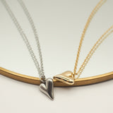 ciite' シーテ ネックレス 【 金属アレルギー対応 】 ミニハートネックレス サージカルステンレス