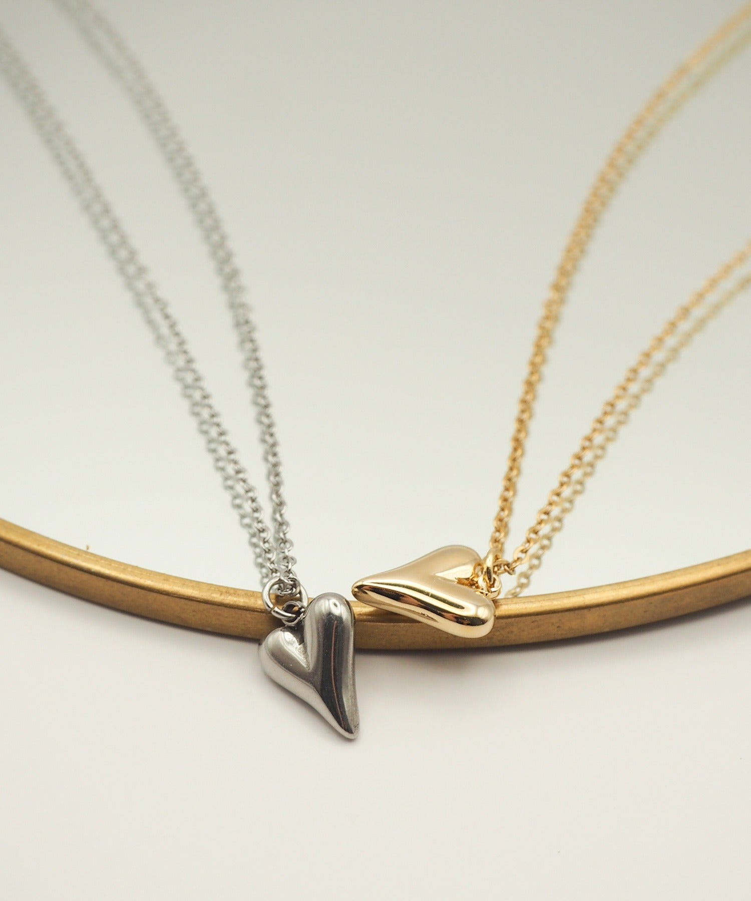 ciite' シーテ ネックレス 【 金属アレルギー対応 】 ミニハートネックレス サージカルステンレス