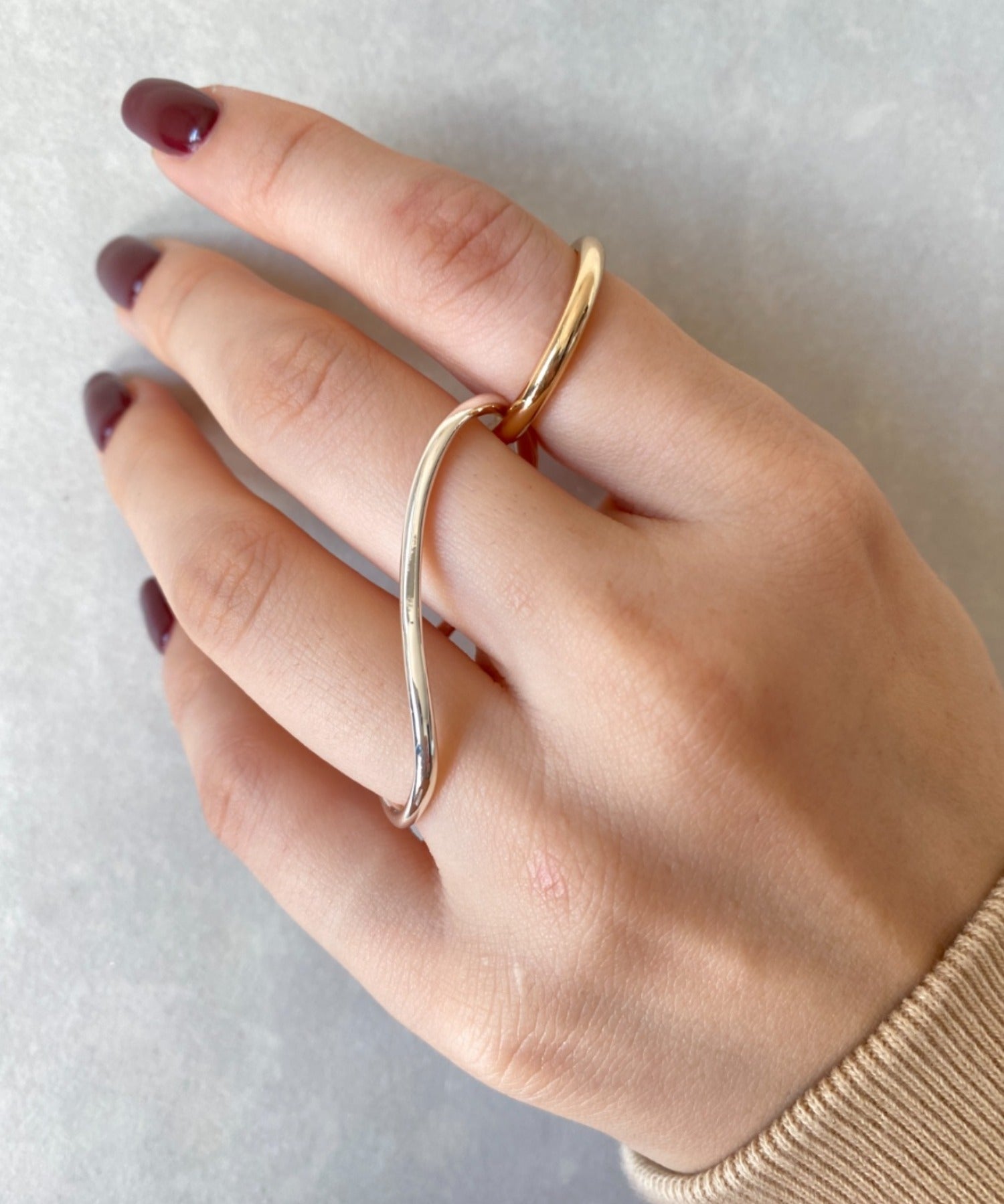 ciite' シーテ リング バイカラー ミックスリング