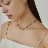 ciite' シーテ ネックレス メタルトップ コードチョーカー / ネックレス