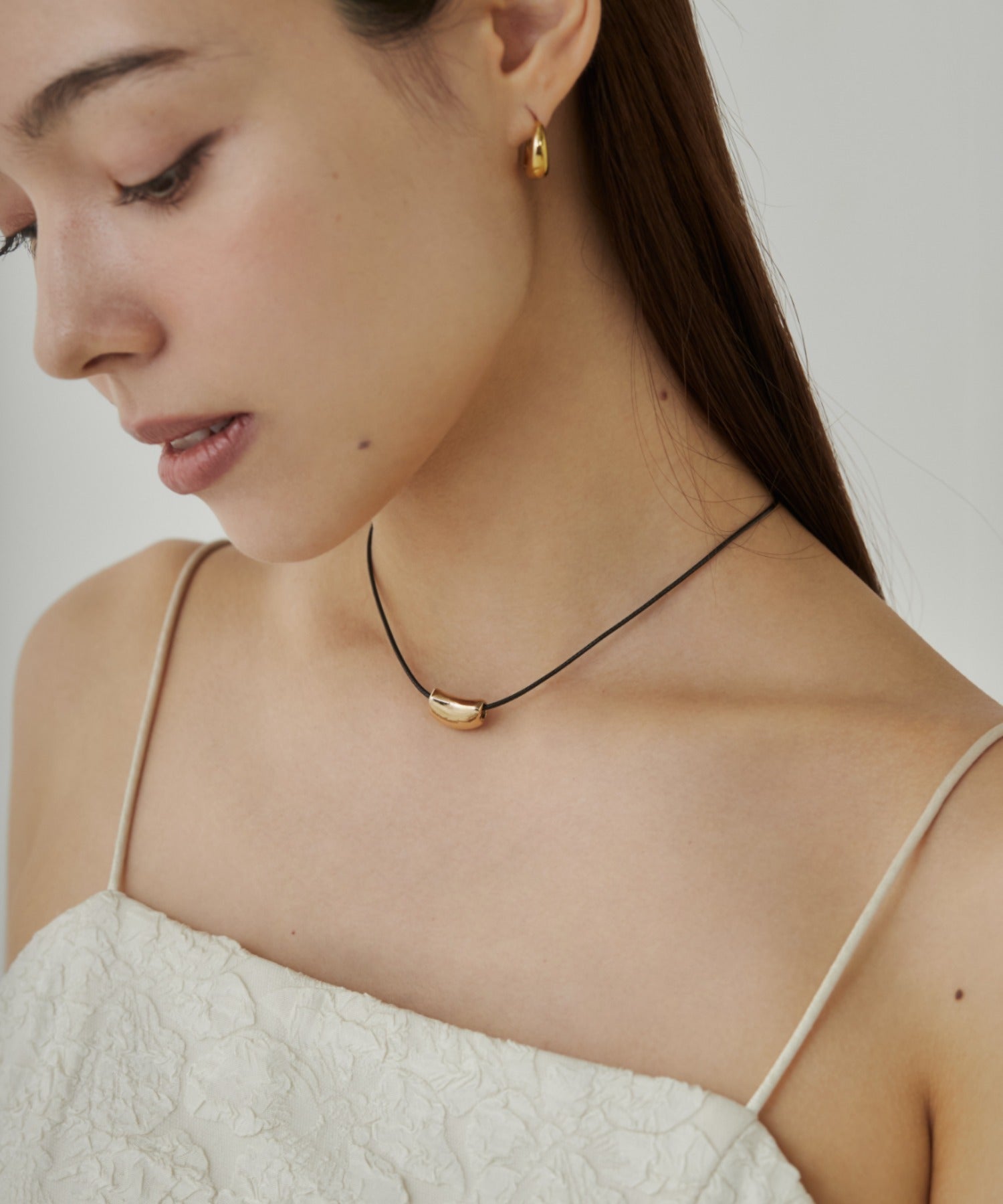 ciite' シーテ ネックレス メタルトップ コードチョーカー / ネックレス