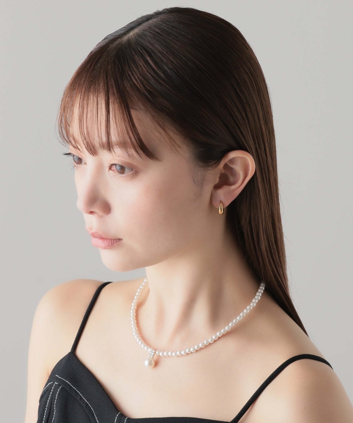 ciite' シーテ ネックレス パールビジュー ネックレス
