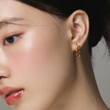 ciite' シーテ ピアス（両耳用） 【 金属アレルギー対応 】 チェーンモチーフピアス サージカルステンレス (両耳用)