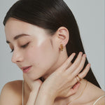 ciite' シーテ イヤリング 【 金属アレルギー対応 】 チェーンモチーフ イヤリング サージカルステンレス (両耳用)