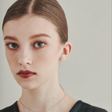 ciite' シーテ ピアス（両耳用） 【 金属アレルギー対応 】 シンプルビジューピアス サージカルステンレス (両耳用)