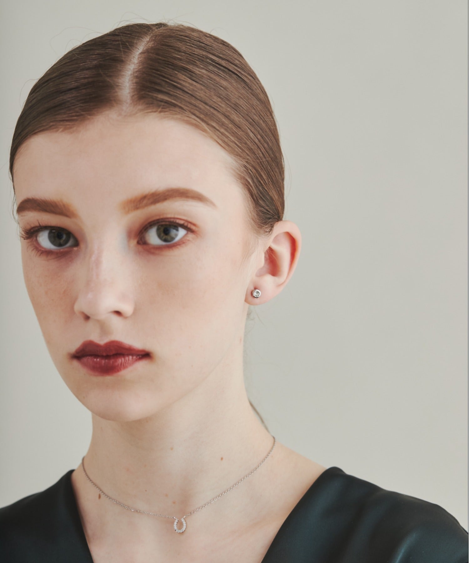 ciite' シーテ ピアス（両耳用） 【 金属アレルギー対応 】 シンプルビジューピアス サージカルステンレス (両耳用)