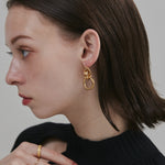 ciite' シーテ ピアス（両耳用） 【 金属アレルギー対応 】 モチーフサークルピアス サージカルステンレス (両耳用)