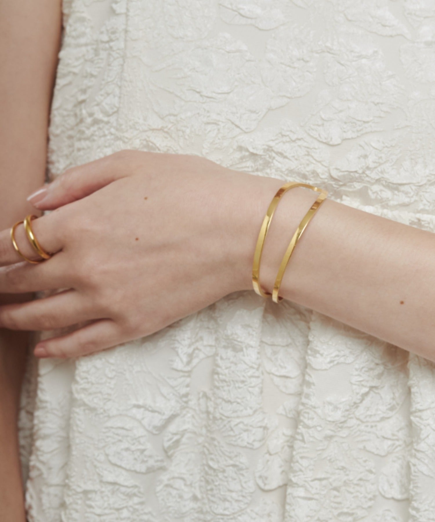 ciite' シーテ ブレスレット 【 金属アレルギー対応 】 2ラインバングル / ブレスレット サージカルステンレス