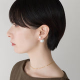 ciite' シーテ ピアス（両耳用） シリコン付 ダブルボール ピアス