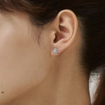 ciite' シーテ ピアス（両耳用） 【 金属アレルギー対応 】 ミニフラワー パールピアス サージカルステンレス（両耳用）