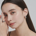 ciite' シーテ ピアス（両耳用） 【 金属アレルギー対応 】 ぷっくりピアス サージカルステンレス (両耳用)