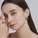 ciite' シーテ ピアス（両耳用） 【 金属アレルギー対応 】 ぷっくりピアス サージカルステンレス (両耳用)