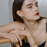 ciite' シーテ ピアス（両耳用） 【 金属アレルギー対応 】パールキャッチ デザインピアス サージカルステンレス