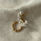 ciite' シーテ イヤーカフ パール&メタル イヤーカフセット