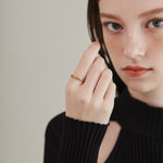 ciite' シーテ リング 【 金属アレルギー対応 】 ノットモチーフリング サージカルステンレス