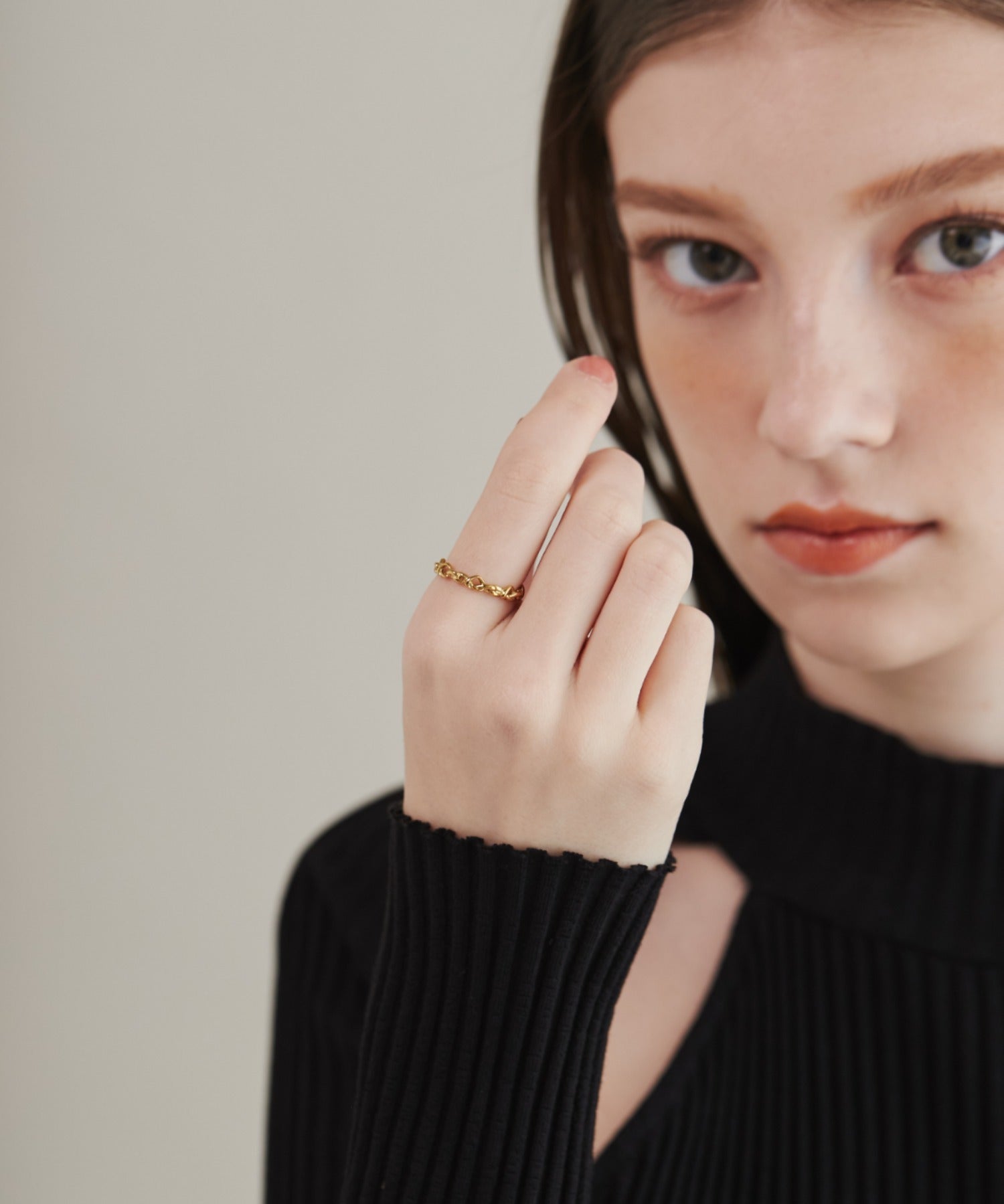 ciite' シーテ リング 【 金属アレルギー対応 】 ノットモチーフリング サージカルステンレス