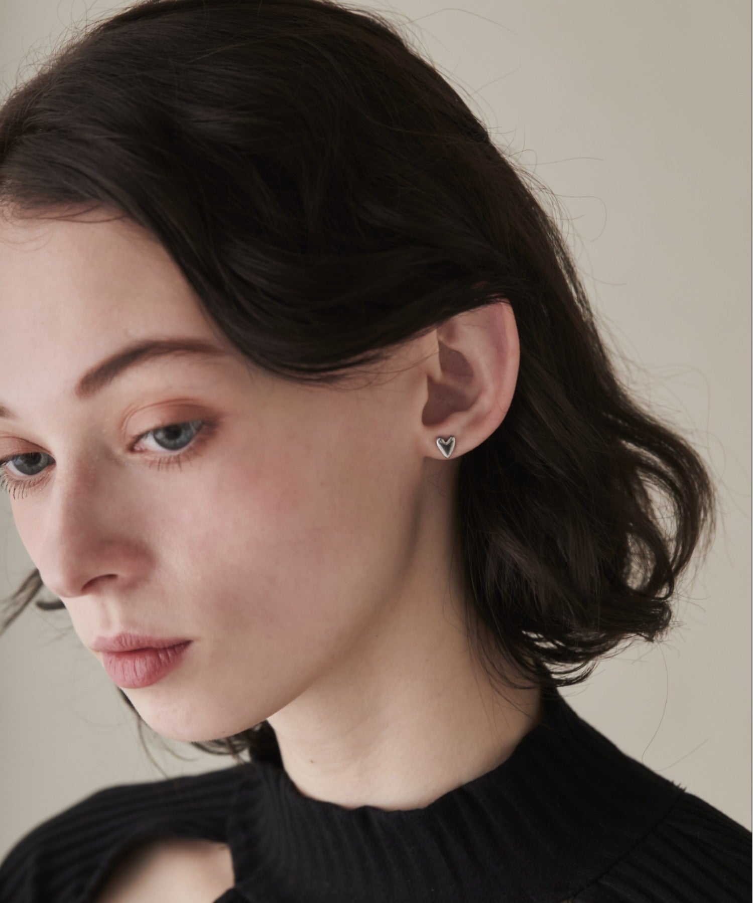 ciite' シーテ ピアス（両耳用） 【 金属アレルギー対応 】 ミニハートピアス サージカルステンレス (両耳用)