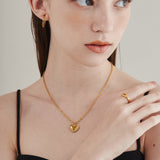 ciite' シーテ ネックレス 【 金属アレルギー対応 】 ハートネックレス サージカルステンレス