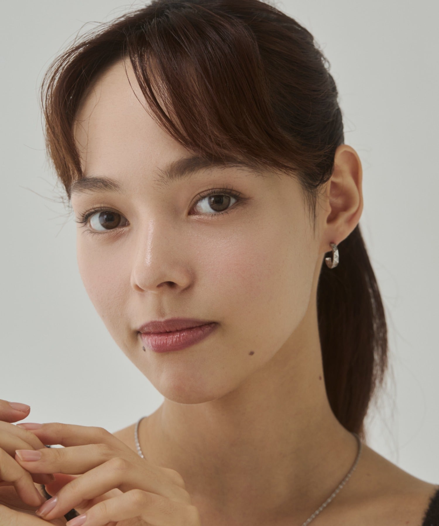 ciite' シーテ ピアス（両耳用） トライアングル ビジューピアス（両耳用）