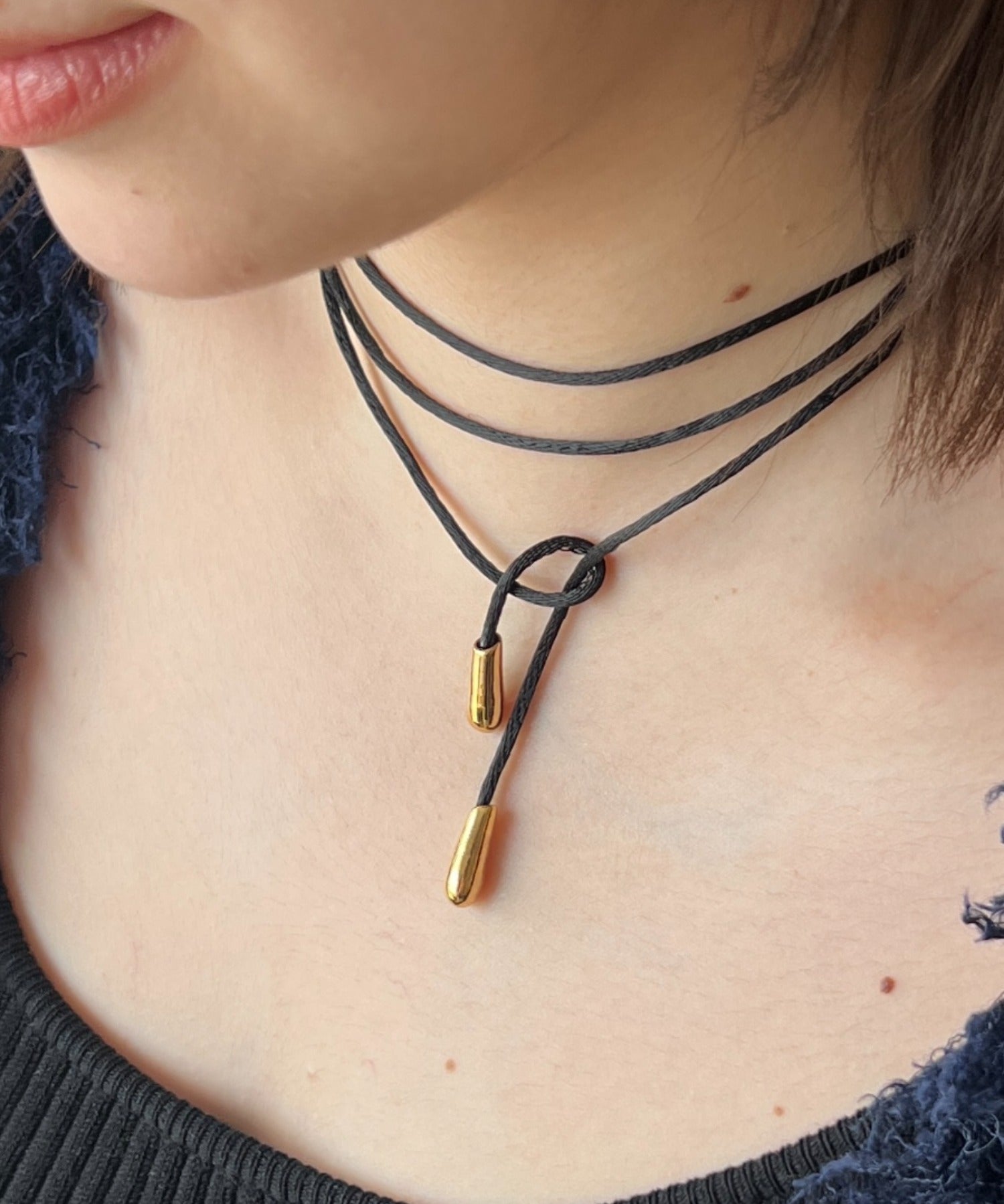 ciite' シーテ チョーカー シンプルコードチョーカー