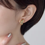 ciite' シーテ イヤリング シリコン付 メタルデザイン イヤリング