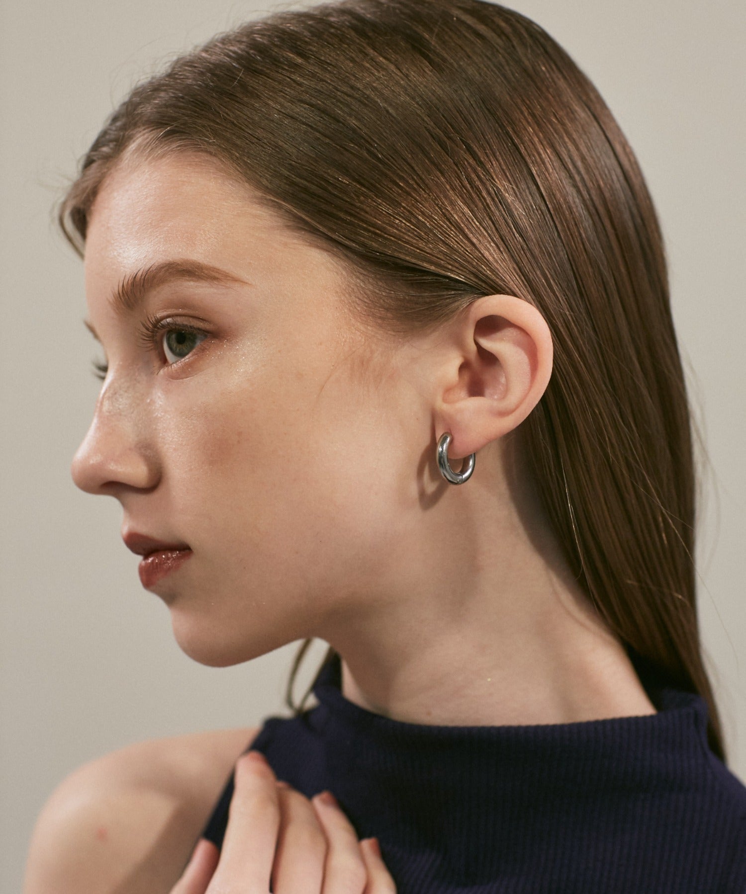 ciite' シーテ ピアス（両耳用） 【 金属アレルギー対応 】 シンプルフープピアス サージカルステンレス (両耳用)