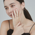 ciite' シーテ リング 【 金属アレルギー対応 】クロスデザインリング サージカルステンレス