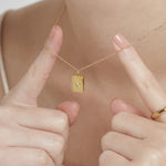 ciite' シーテ ネックレス 【 金属アレルギー対応 】 ビジュープレートネックレス サージカルステンレス