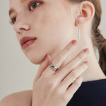 ciite' シーテ リング 【 金属アレルギー対応 】 クロスリング サージカルステンレス