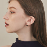 ciite' シーテ ピアス（両耳用） 【 金属アレルギー対応 】 シンプルフープピアス サージカルステンレス (両耳用)