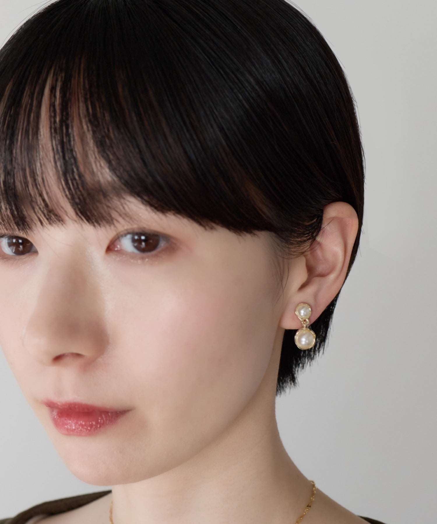 ciite' シーテ イヤリング シリコン付 デザインパール イヤリング